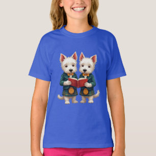 West Highland Terriers Burns Supper Gedichte lesen T-Shirt