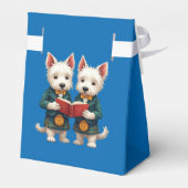 West Highland Terriers Burns Supper Reading Poetry Geschenkschachtel (Rückseite)