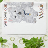 West Highland Terriers Mother Day Handtuch (Gefaltet)