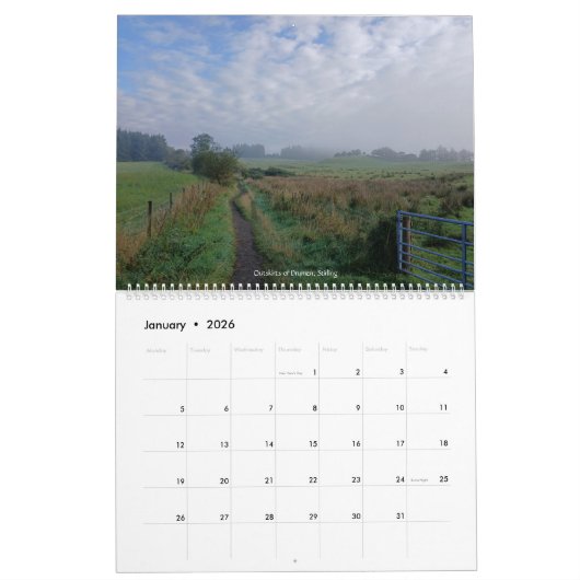 West Highland Way Calendar 2025 Kalender (Jan 2026)