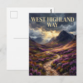 West Highland Way Schottland Postkarte (Vorne/Hinten)