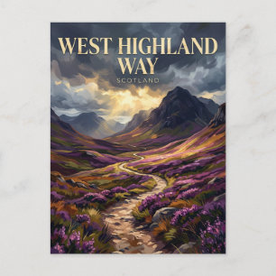 West Highland Way Schottland Postkarte