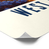 West Highland Way Scotland Vintages Wandern Poster (Ecke)