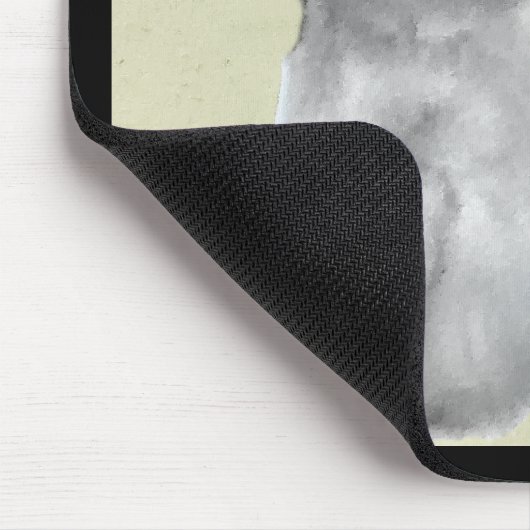 West Highland White Terrier Art Mousepad (Ecke)