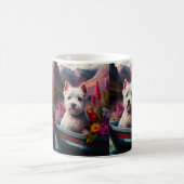 West Highland White Terrier auf dem Schiff Kaffeetasse (Mittel)