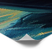 West Highland White Terrier auf dem Schiff Poster (Ecke)