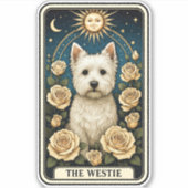 West Highland White Terrier Aufkleber (Vorderseite)