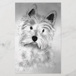 West Highland White Terrier Briefpapier
