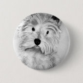 West Highland White Terrier Button (Vorderseite)