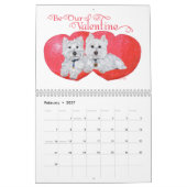 West Highland White Terrier CALENDAR Kalender (Feb 2027)