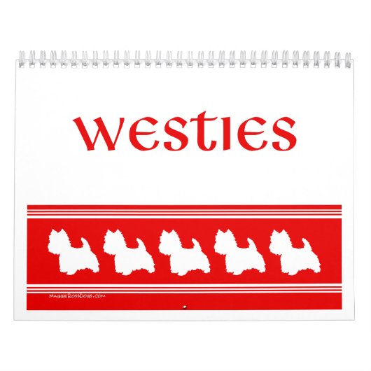 West Highland White Terrier CALENDAR Kalender (Titelbild)