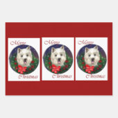 West Highland White Terrier Christmas Geschenkpapier Set (Vorderseite)