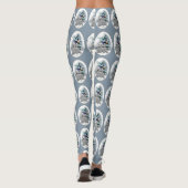 West Highland White Terrier Christmas Leggings (Rückseite)