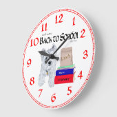 West Highland White Terrier Clock Große Wanduhr (Winkel)