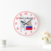 West Highland White Terrier Clock Große Wanduhr (Zuhause)