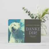 West Highland White Terrier Dankeskarte (Stehend Vorderseite)