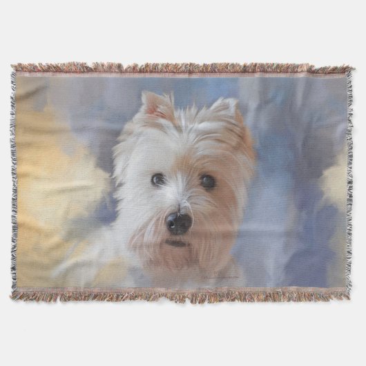 West Highland White Terrier Decke (Vorderseite)