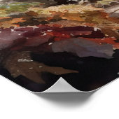 West Highland White Terrier Dog Art Print Poster (Ecke)