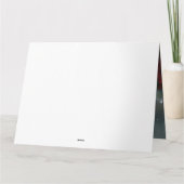 West Highland White Terrier Dog in Snow Christmas Karte (Rückseite)