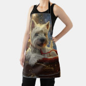 West Highland White Terrier Dog Weihnachtsfest Schürze (InSitu)