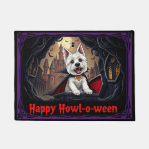 West Highland White Terrier Frohes Heul-o-ween Fußmatte