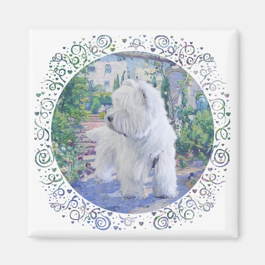 West Highland White Terrier Garden Magnet (Vorne)