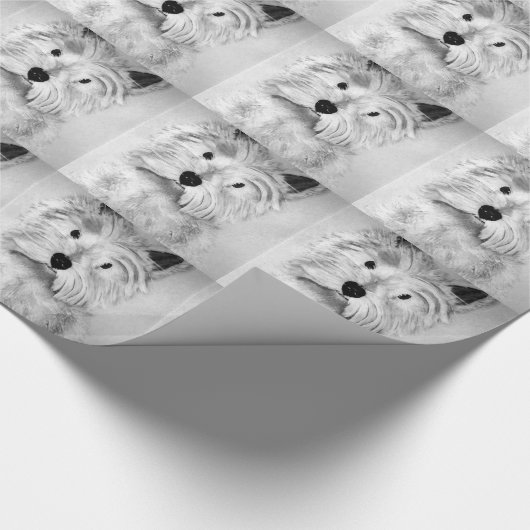 West Highland White Terrier Geschenkpapier (Ecke)