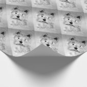 West Highland White Terrier Geschenkpapier (Ecke)
