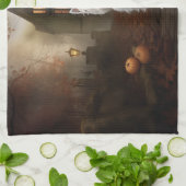 West Highland White Terrier Halloween Beängstigend Geschirrtuch (Gefaltet)