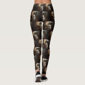 West Highland White Terrier Halloween Beängstigend Leggings (Rückseite)