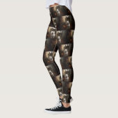 West Highland White Terrier Halloween Beängstigend Leggings (Links)