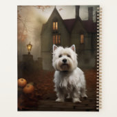 West Highland White Terrier Halloween Beängstigend Planer (Rückseite)
