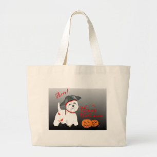 West Highland White Terrier Halloween Jumbo Stoffbeutel