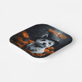 West Highland White Terrier Halloween Pappteller (Gewinkelt)