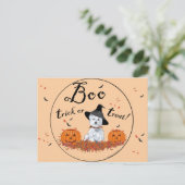 West Highland White Terrier Halloween Postkarte (Stehend Vorderseite)