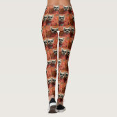 West Highland White Terrier Heart Valentine's Day Leggings (Rückseite)