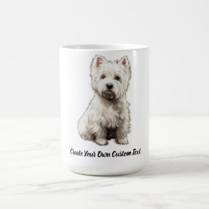 West Highland White Terrier Hund Erstellen Sie Ihr Kaffeetasse