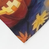 West Highland White Terrier in Halloween-Kostümen Fleecedecke (Ecke)