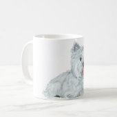 West Highland White Terrier Kaffeetasse (Vorderseite Links)