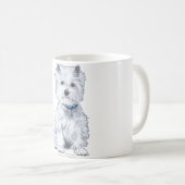 West Highland White Terrier Kaffeetasse (VorderseiteRechts)