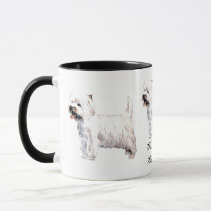 West Highland White Terrier Keramik Tasse