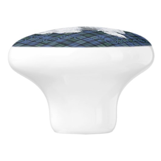 West Highland White Terrier Keramikknauf (Seitenansicht)