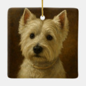 West Highland White Terrier Keramikornament (Rückseite)