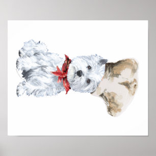 West Highland White Terrier Koch Poster