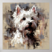 West Highland White Terrier Kunstposter Poster (Vorne)