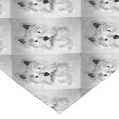 West Highland White Terrier Kurzer Tischläufer (Ecke)