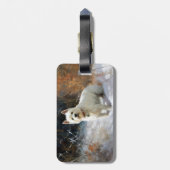 West Highland White Terrier lassen es Weihnachten Gepäckanhänger (Rückseite vertikal)