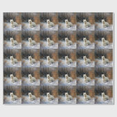 West Highland White Terrier lassen es Weihnachten  Geschenkpapier (Flach)