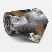 West Highland White Terrier lassen es Weihnachten  Krawatte (Gerollt)