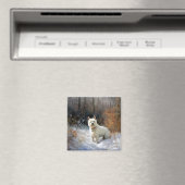 West Highland White Terrier lassen es Weihnachten Magnet (In Situ (Geschirrspüler))